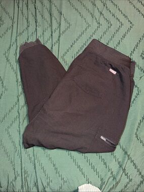 Figs Women's Black Jogger Pants with Zipper Pocket XL petite